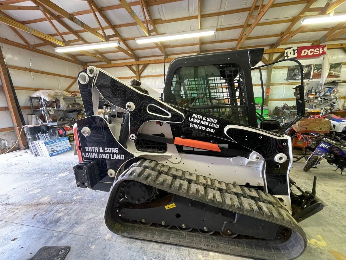 Roth & Sons branded Bobcat compact track loader