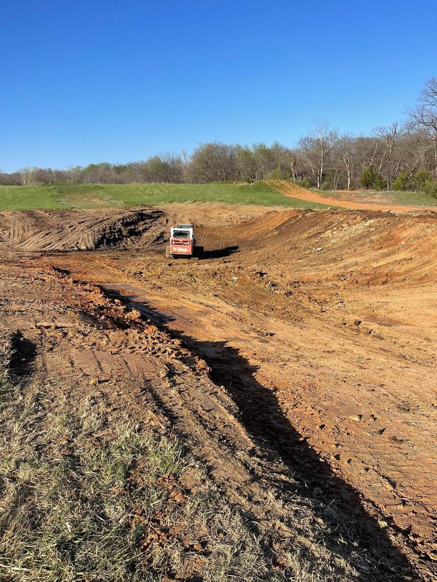 Excavation and land clearing work